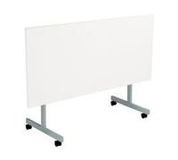 Allegro Tilting Table 1600x700 Silver Legs White Top Ref OETT1670SVWH