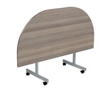 Allegro Tilting Table 1600x800 Silver/Grey Oak Ref OETT1680DENDSVGO