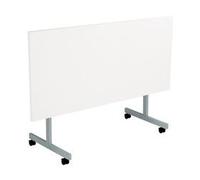 Allegro Tilting Table 1600x800 Silver Legs White Top Ref OETT1680SVWH