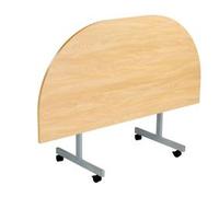 Allegro Tilting Table 1600x800 Silver/Oak Ref OETT1680DENDSVNO