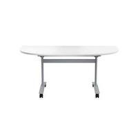 Allegro Tilting Table 1600x800-White and Silver/Ref OTT1680DENDSVWH