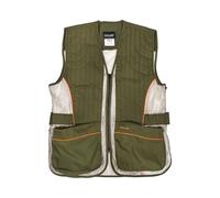 Allen Company Unisex Ace Range Shooting Vest with Moveable Shoulder Pad, X-Large/XX-Large, Olive/Tan