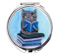 Allen Designs Cat and Books Trinket Box