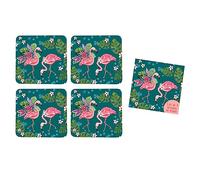 Allen Designs - Decorative tension set 4 flamingo sleep