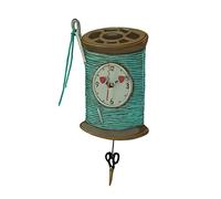 Allen Designs Needle and Thread Pendulum Wall Clock