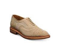 Allen Edmonds Men's Strandmok Oxford, Bone Suede Mix, 7 UK