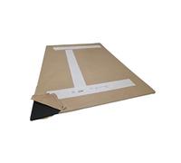 Allen Glenold Recycled Black Card Sheets, 380gsm, 64 x 90 cm, 20 Pack, Heavyweight Boards for Crafts and Projects