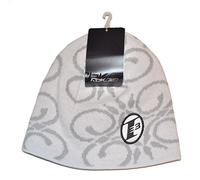 Allen Iverson I3 "The Answer" White Knit Skull Cap - NBA Philadelphia 76ers Cuffless Beanie Hat