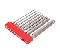 Allen Key Drill Bit Set - 9 Piece Magnetic Ball Screwdriver, Allen Key Drill Bits For Drilling Glass Stone Cement Walls Wooden Tiles Porcelain Metal Stone, Installation DIY Hand Tools