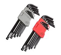 Allen Key Set,Allen Key Set - 26 Piece Ball Point Hex Key - Metric/Inch L-Handle Wrench, Long Arm Ball End Hex Key Set, Al Keys