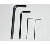 Allen Keys/Hex Wrenches for S-style electric guitar saddle height screws and truss rod adjustment (set of 4)