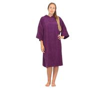 ALLEN & MATE 100% Cotton Hooded Surf Poncho Changing Robe - Quick Absorbent Wetsuit Changing Towel with Pocket for Surfing Men & Women