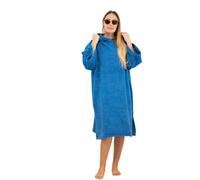 ALLEN & MATE 100% Cotton Hooded Surf Poncho Changing Robe - Quick Absorbent Wetsuit Changing Towel with Pocket for Surfing Men & Women