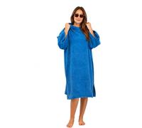 ALLEN & MATE 100% Cotton Terry Cloth Surf Poncho Adult Changing Towel Robe | 100% Cotton Terry, Hood, Deep Side Pocket, S-M Fits 5ft5-5ft11, L-XL Fits 6ft-6ft5, Unisex, Change Anywhere, Machine Wash