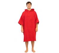 ALLEN & MATE 100% Cotton Terry Cloth Surf Poncho Adult Changing Towel Robe | 100% Cotton Terry, Hood, Deep Side Pocket, S-M Fits 5ft5-5ft11, L-XL Fits 6ft-6ft5, Unisex, Change Anywhere, Machine Wash