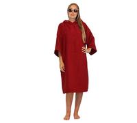 ALLEN & MATE 100% Cotton Terry Cloth Surf Poncho Adult Changing Towel Robe | 100% Cotton Terry, Hood, Deep Side Pocket, S-M Fits 5ft5-5ft11, L-XL Fits 6ft-6ft5, Unisex, Change Anywhere, Machine Wash