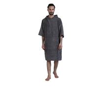 ALLEN & MATE 100% COTTON Unisex Adult Hooded Surf Poncho - Oversized Quick-Dry Absorbent Changing Robe for Beach & Swimming