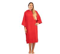 ALLEN & MATE 100% COTTON Unisex Adult Hooded Surf Poncho - Oversized Quick-Dry Absorbent Changing Robe for Beach & Swimming
