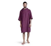 ALLEN & MATE 100% COTTON Unisex Adult Hooded Surf Poncho - Oversized Quick-Dry Absorbent Changing Robe for Beach & Swimming