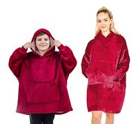 ALLEN & MATE Hoodie Blanket Ultra Soft Sherpa Fleece Oversized Warm Sweatshirt