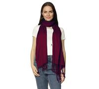 ALLEN & MATE Soft Ladies Scarves Pashmina Shawls and Wraps for Wedding Scarfs Handcrafted for Women Winter (Beetroot)