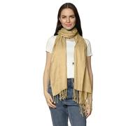 ALLEN & MATE Soft Ladies Scarves Pashmina Shawls and Wraps for Wedding Scarfs Handcrafted for Women Winter (Warm Sand)