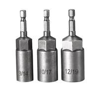 Allen Socket Set, External Hex Socket Set for Drill, 3-Piece High-Strength Repair Hand Tool Replacement Parts for Machine Assembly, Automotive Repair and