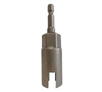 Allen Socket Slotted 6 mm Cr-V Steel 1/4 Inch Hex Shank Drive 80 mm Long for Impact Driver Electric Screwdriver Fastening Screw-in Hooks, Cup Hooks M7.5 M6.5 M5, and Butterfly Nuts