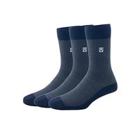 Allen Solly Men Cotton Calf Length Socks, Navy, One Size