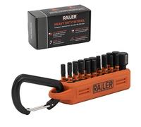 Allen Wrench Hex Bit Set - Railer 1 Inch Impact Driver 20pc Hex Bit Set With A Bit Holder & Carabiner. Premium S2 Steel, Ideal For Furniture Screws