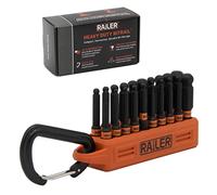 Allen Wrench Hex Bit Set - Railer 2 Inch Impact Driver 20pc Hex Bit Set with A Bit Holder & Carabiner. Premium S2 Steel, Ideal for Furniture Screws