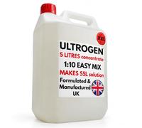Allendale Ultrasonic Cleaner Fluid 5L, General Purpose Solution, Makes 55L | UK made UltroGen concentrate, For metal, glass, ceramic, plastic & rubber, Lifts oil, grease & dirt, Any sonic bath, 1:10 mix