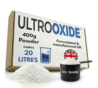 Allendale UltroOxide Rust Remover for Metal 400g, UK Made, Makes 20L | For tools, bike parts & precision components, Aluminium-safe formula, Ultrasonic cavitation cleaning, Powder concentrate