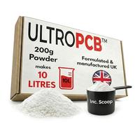 Allendale UltroPowder UltroPCB Ultrasonic PCB Flux Cleaner - Makes 10L - Electronics & Circuit Board Cleaning Solution Concentrate, Made in Britain, 200g