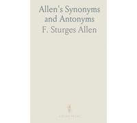 Allen's Synonyms and Antonyms