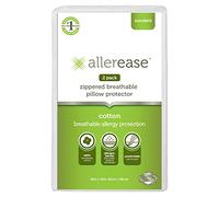 Aller-Ease 100% Breathable Cotton, White, 2 Count (Pack of 1)