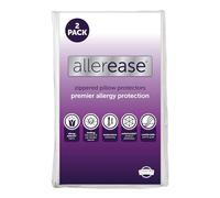 Aller-Ease Ultimate Pillow Protector, 88% Polyester 12% Nylon, White, King