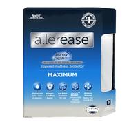 AllerEase Maximum Allergy and Bed Bug Waterproof Zippered Mattress Protector - Allergist Recommended to Prevent Collection of Dust Mites and Other Allergens, Vinyl Free & Hypoallergenic, Full Sized