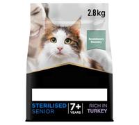 Allergen Reducing Sterilised Senior Dry Cat Food Turkey 2.8kg - Helps to Reduce Allergens for Cat Owners Which Lie Within Cat Hair, Neutralises Common Allergen Fel d 1