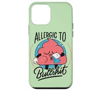Allergic To Bullshit - Funny Retro Antisocial Humor Case for iPhone 12 mini