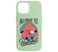 Allergic To Bullshit - Funny Retro Antisocial Humor Case for iPhone 14