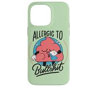 Allergic To Bullshit - Funny Retro Antisocial Humor Case for iPhone 14 Pro Max
