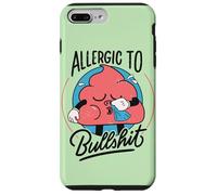 Allergic To Bullshit - Funny Retro Antisocial Humor Case for iPhone 7 Plus/8 Plus