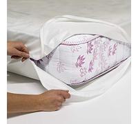 Allergosystem Dream Dust Mite Set Consisting of Mattress Protector with Zipper for Single Bed and 1 Pillow Case, Polyester, 90 x 200 x 20 cm and 50 x 80 cm