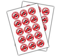 Allergy Alert Soy Stickers: Essential Safety Information Label No Peanuts / 24