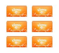 Allergy Comfort Soft Tissue, Hypoallergenic, Dermatologist-Tested, 56 Sheets, Pack of 6