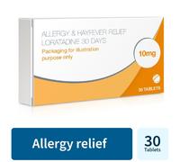 Allergy & Hayfever Relief Loratadine 30 Tablets 30 Tablet