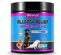 Allergy & Immunity Chews for Dogs, Dog Allergy Relief Treats, Itch and Immunity Treats for Dogs - Dog Allergy Chews for Skin & Seasonal Allergies, Itch Relief for All Dogs - Duck 150 Count