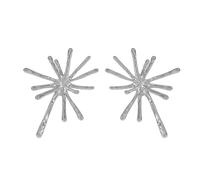 Allergy Proof Stainless Steel Pyrotechnics Earrings Lightweight Ear Studs Comfort Fit for Sensitive Skin Daily Wear Comfortable Allergy Proof Ear Studs.