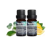 Allergy Relief Essential Oil Synergy Blend 2 x 10ml by Vilana | Diffuser Essential Oils and Aromatherapy Oil - Essential Oil Blends for Diffusers, Relieves Allergy Symptoms & Strengthens Immune System